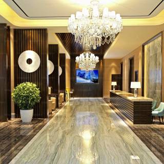 Hotel reception wallpaper