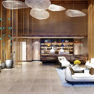 Hotel reception wallpaper