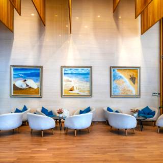 Hotel reception wallpaper