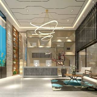 Hotel reception wallpaper