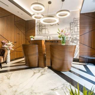 Hotel reception wallpaper