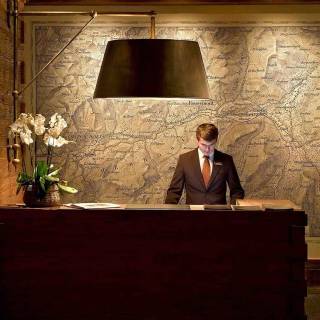 Hotel reception wallpaper