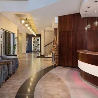 Hotel reception wallpaper