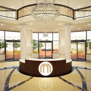 Hotel reception wallpaper