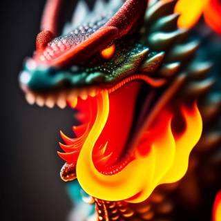 Angry dragon wallpaper