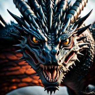 Angry dragon wallpaper