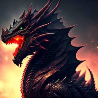 Angry dragon wallpaper