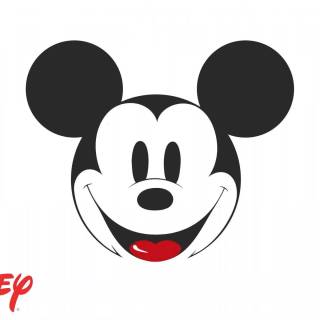 Mickey Mouse face wallpaper