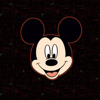 Mickey Mouse face wallpaper
