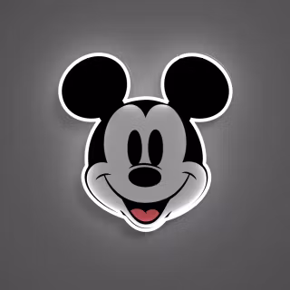 Mickey Mouse face wallpaper