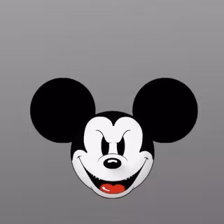 Mickey Mouse face wallpaper