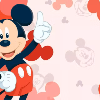 Mickey Mouse face wallpaper