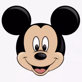 Mickey Mouse face wallpaper