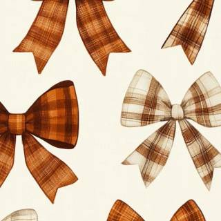 Preppy bows wallpaper