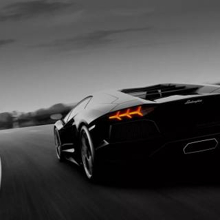 Black car PC wallpaper