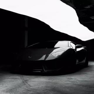 Black car PC wallpaper
