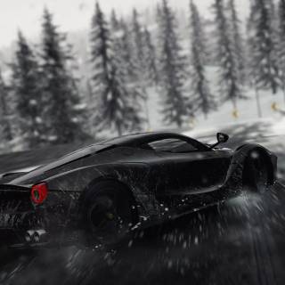 Black car PC wallpaper