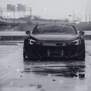 Black car PC wallpaper