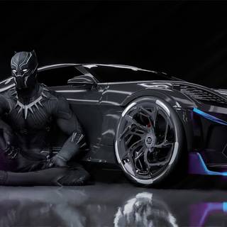 Black car PC wallpaper