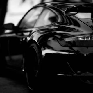 Black car PC wallpaper