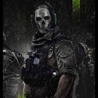Ghost Call of Duty 4k iPhone wallpaper