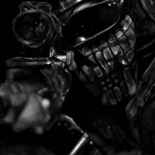 Ghost Call of Duty 4k iPhone wallpaper