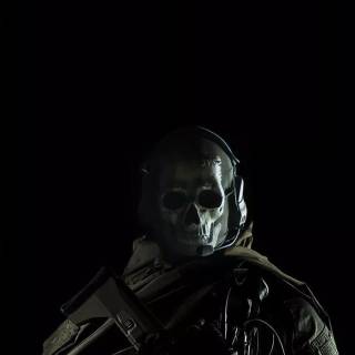 Ghost Call of Duty 4k iPhone wallpaper