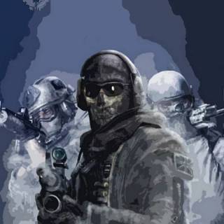 Ghost Call of Duty 4k iPhone wallpaper