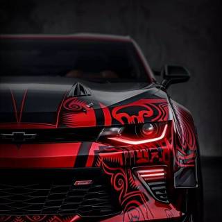 Red cars phone wallpaper