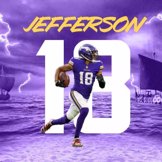 Justin Jefferson desktop wallpaper