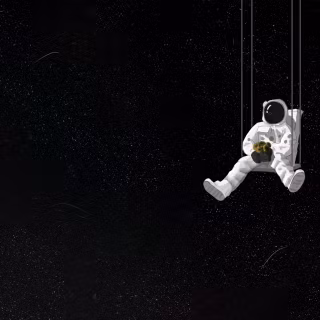 Space 4k dark wallpaper