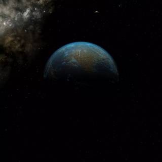 Space 4k dark wallpaper