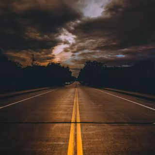 4k dark road wallpaper