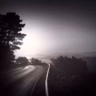 Dark highway wallpaper