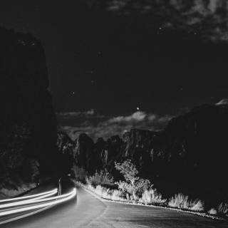 4k dark road wallpaper