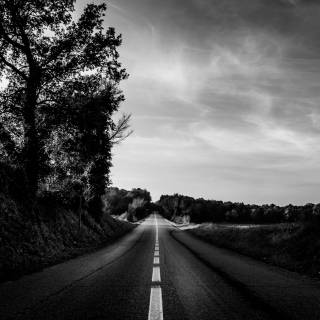 4k dark road wallpaper