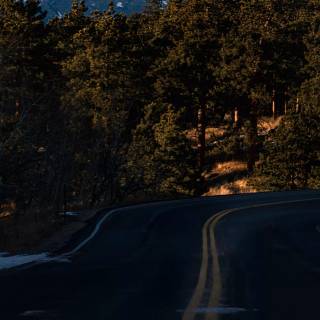 4k dark road wallpaper