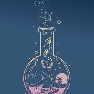 Phone chemistry wallpaper