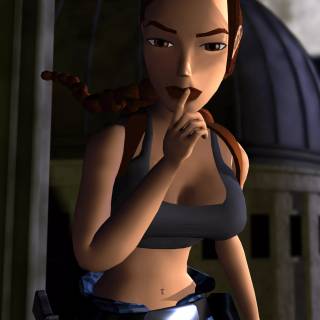 Lara Croft phone wallpaper