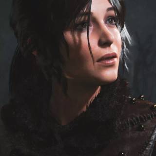 Lara Croft phone wallpaper