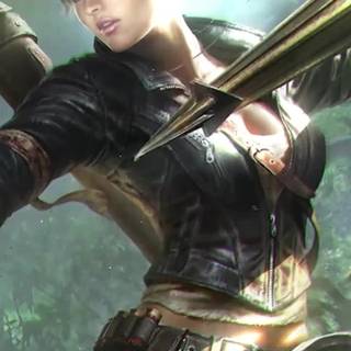 Lara Croft phone wallpaper