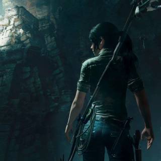 Lara Croft phone wallpaper