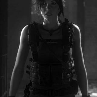 Lara Croft phone wallpaper