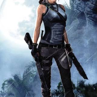 Lara Croft phone wallpaper