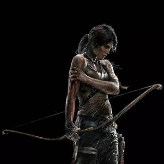 Lara Croft phone wallpaper