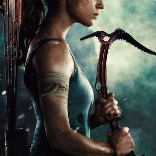 Lara Croft phone wallpaper