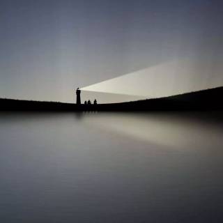 Calming landscape phone wallpaper