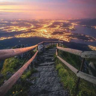 Calming landscape phone wallpaper