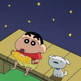 Crayon Shin-chan phone wallpaper