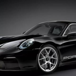 Porsche black iPhone wallpaper